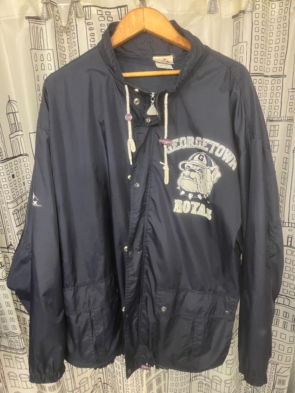 Vintage apex Georgetown Hoyas windbreaker jacket xl